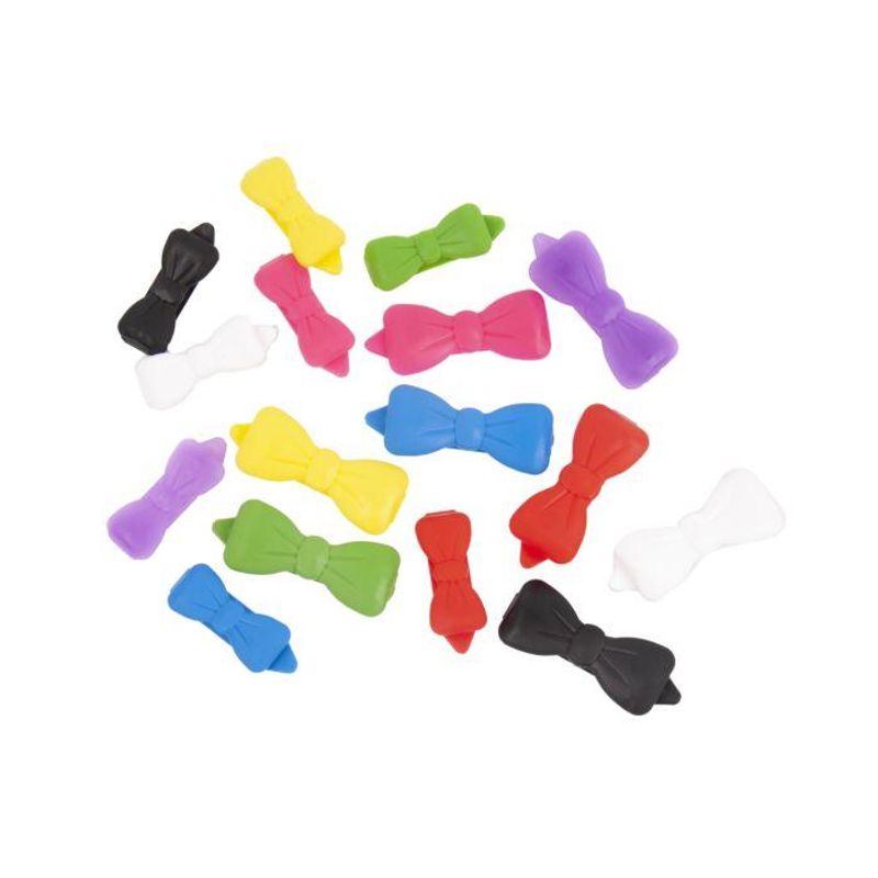 Plastic Bows (Green), 1 pcs Bows 4,5cm, ShowTech