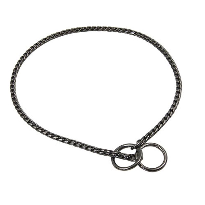 38cm x 3,5mm Snake halsbånd Silver Crome, Ibanez