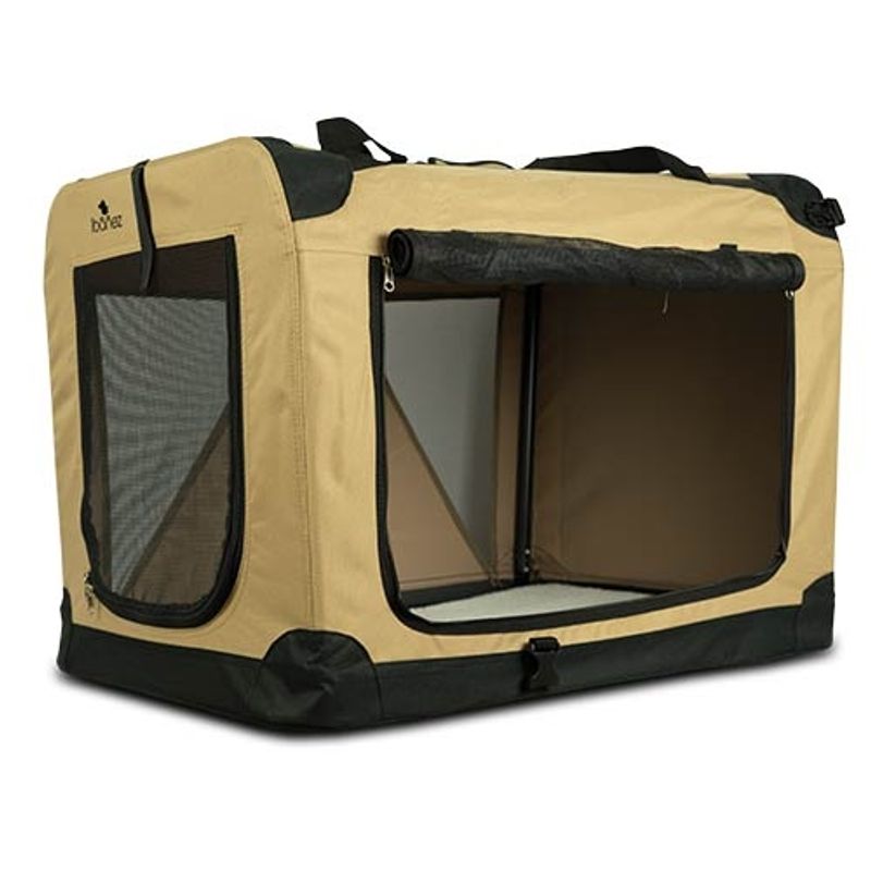Folding Canvas Kamel/Svart 91X63X63cm, Ibanez