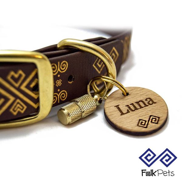 Hovedbilde Split Ring Messing Plated 17mm, Sorma