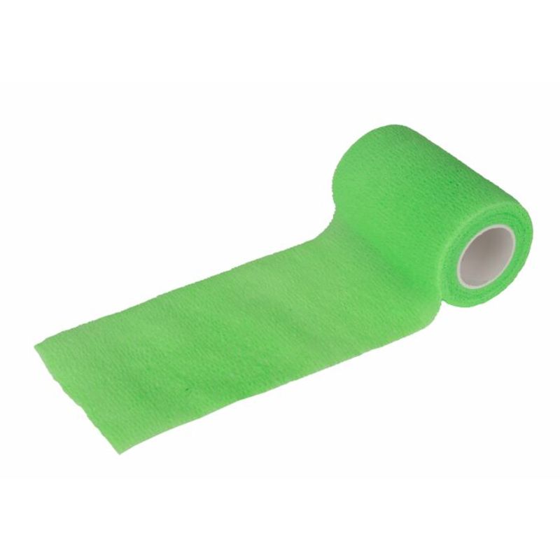 Cling Bandage Neon Green 4.5 m x 7.5 cm, ShowTech