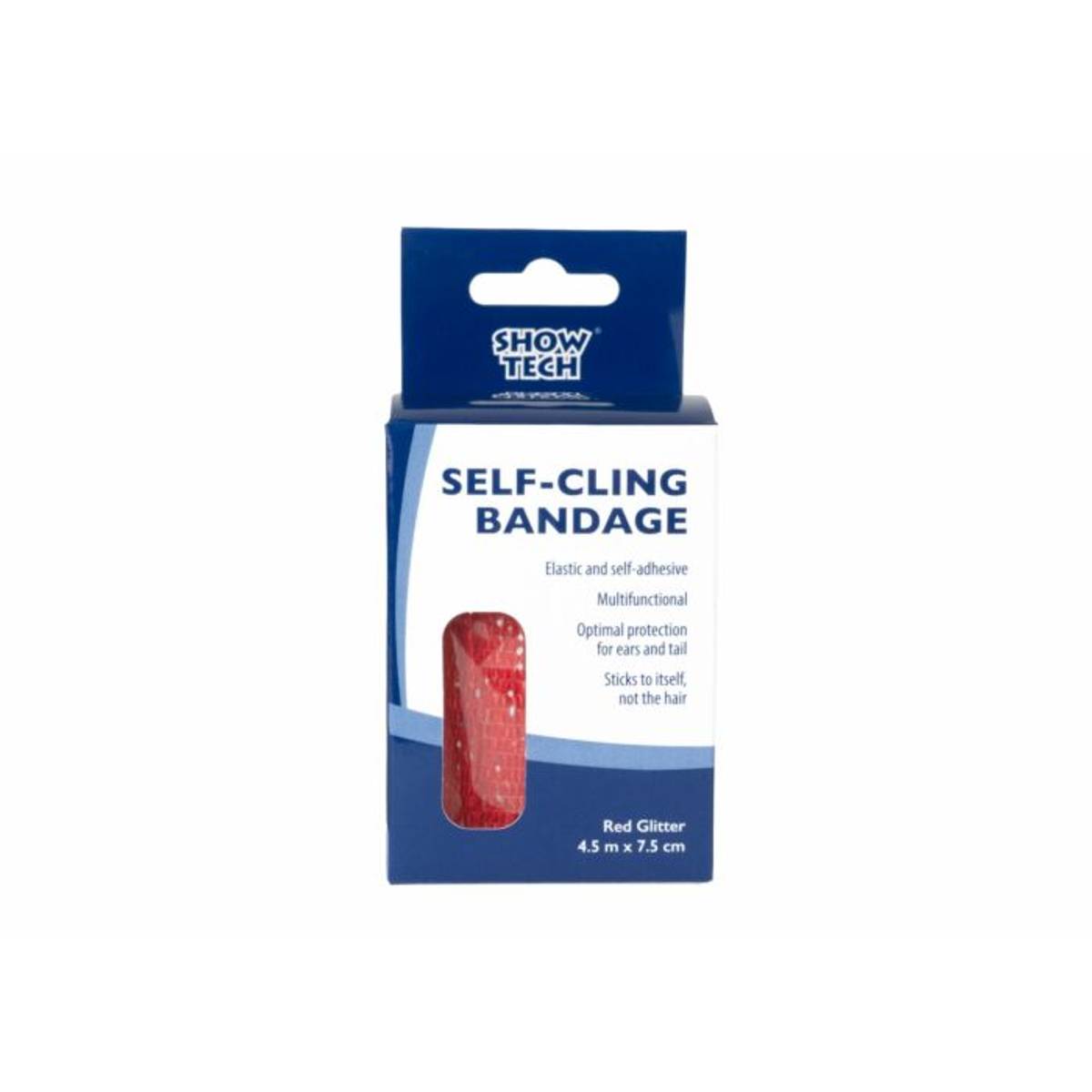 XXX ShowTech - Cling Bandage Red Glitter 4.5 m x 7.5 cm