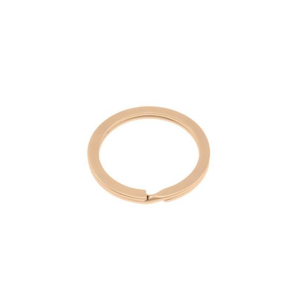 Hovedbilde Flat Split Ring Rosegull 20mm, Sorma