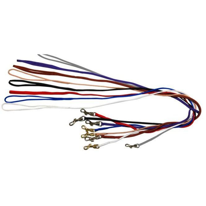 Hovedbilde Utstillingsline flat nylon (Blue) med sølv krok ...