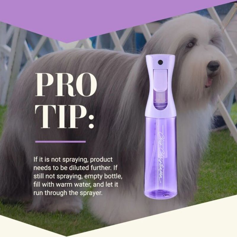 Exquisite Fine Mist Sprayer Purple - 300ml, Chris Christensen