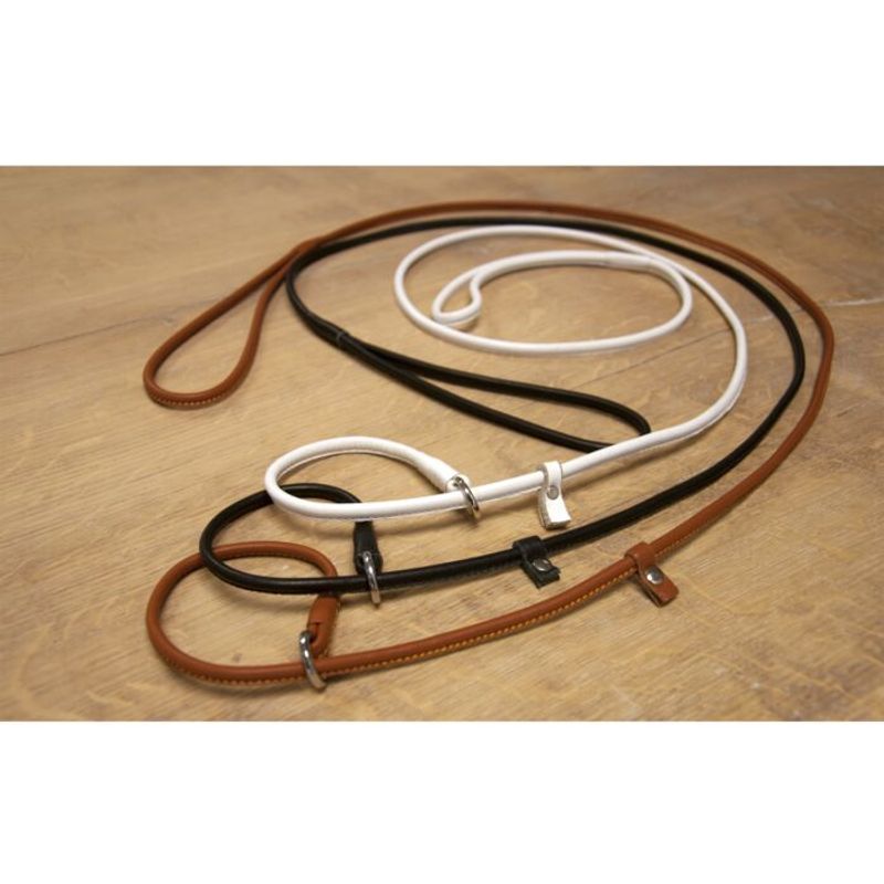 5mm Tan Dogs Slip Lead Round Cow Leather