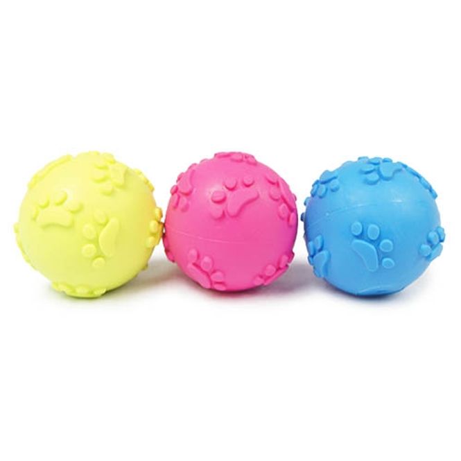 Hovedbilde Ball Footprints Tyggeleke 6cm, Ibanez