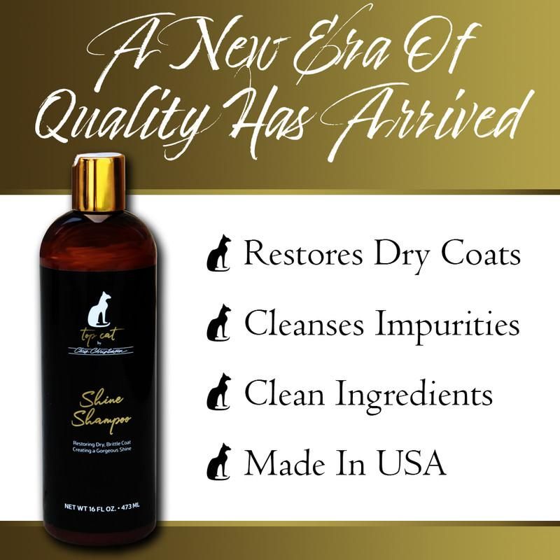 Shine Shampoo 473ml, Topcat CC