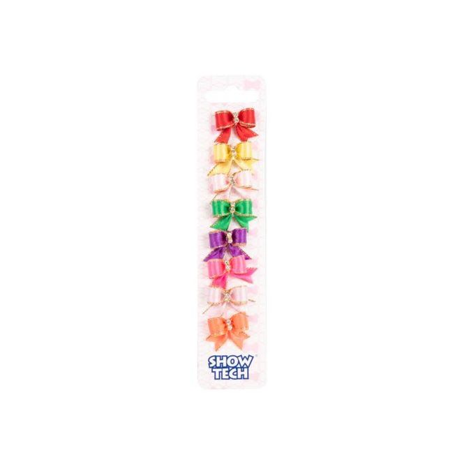 Hovedbilde Cutie Sparkle Bow with Elastic 8 pcs Bows with ...