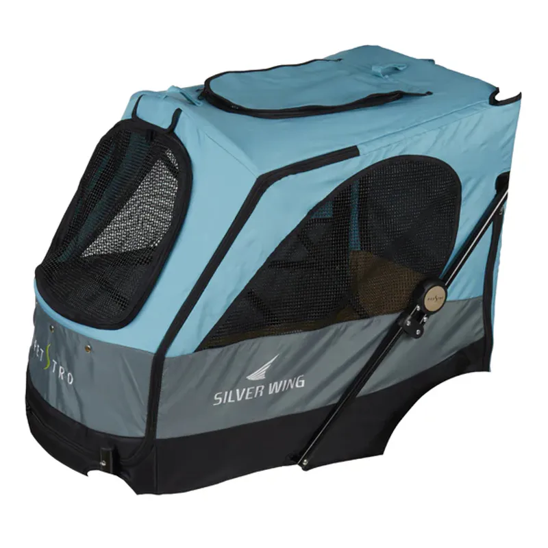 Komplett erstatningsduk, XL 4 hjuls stroller (Turkis-Grå), Petstro
