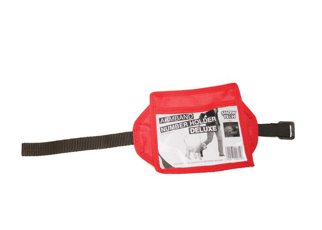 Hovedbilde Armband Number Holder Deluxe (Red), ShowTech