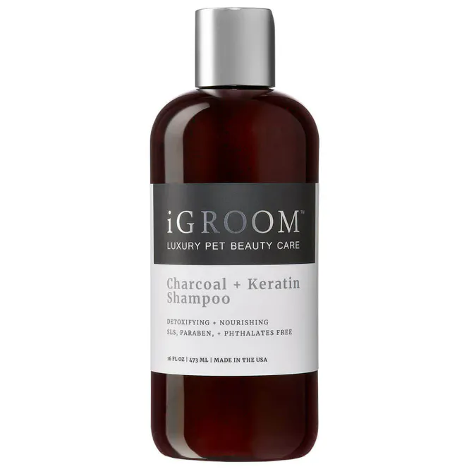 Hovedbilde Charcoal + Keratin Shampoo 473ml, iGROOM