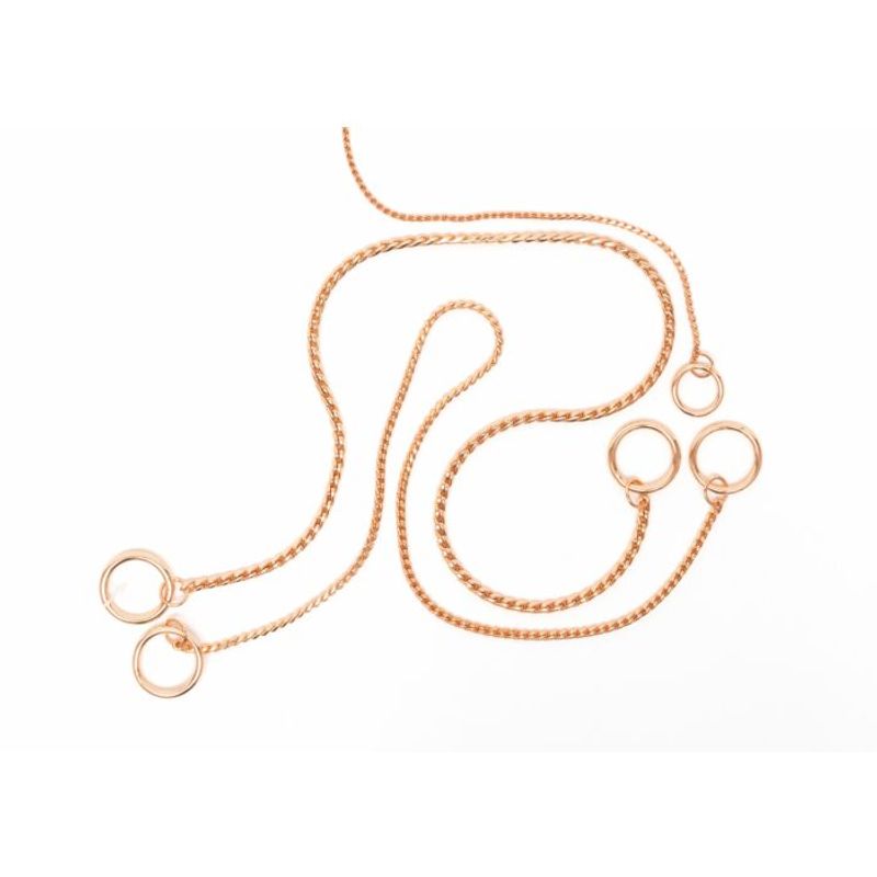 25cm x 2,5mm Snake Show Chain Rose Gold, ShowTech