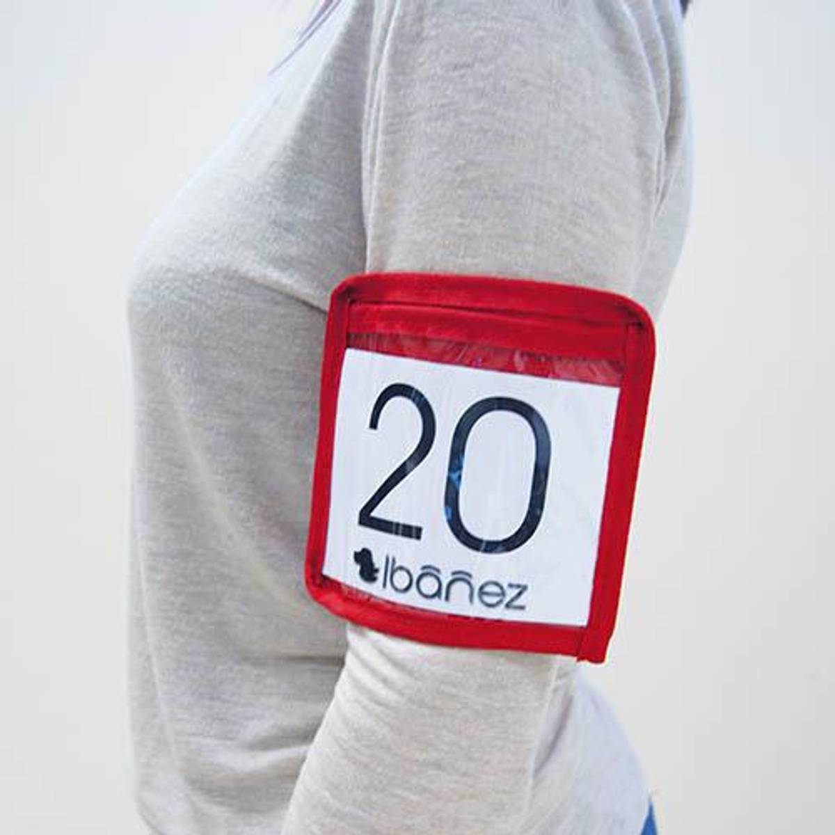 Armband Number Holder Deluxe (Grey), ShowTech