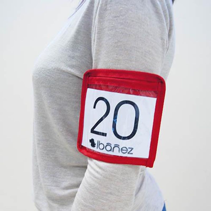 Armband Number Holder Deluxe (Black), ShowTech
