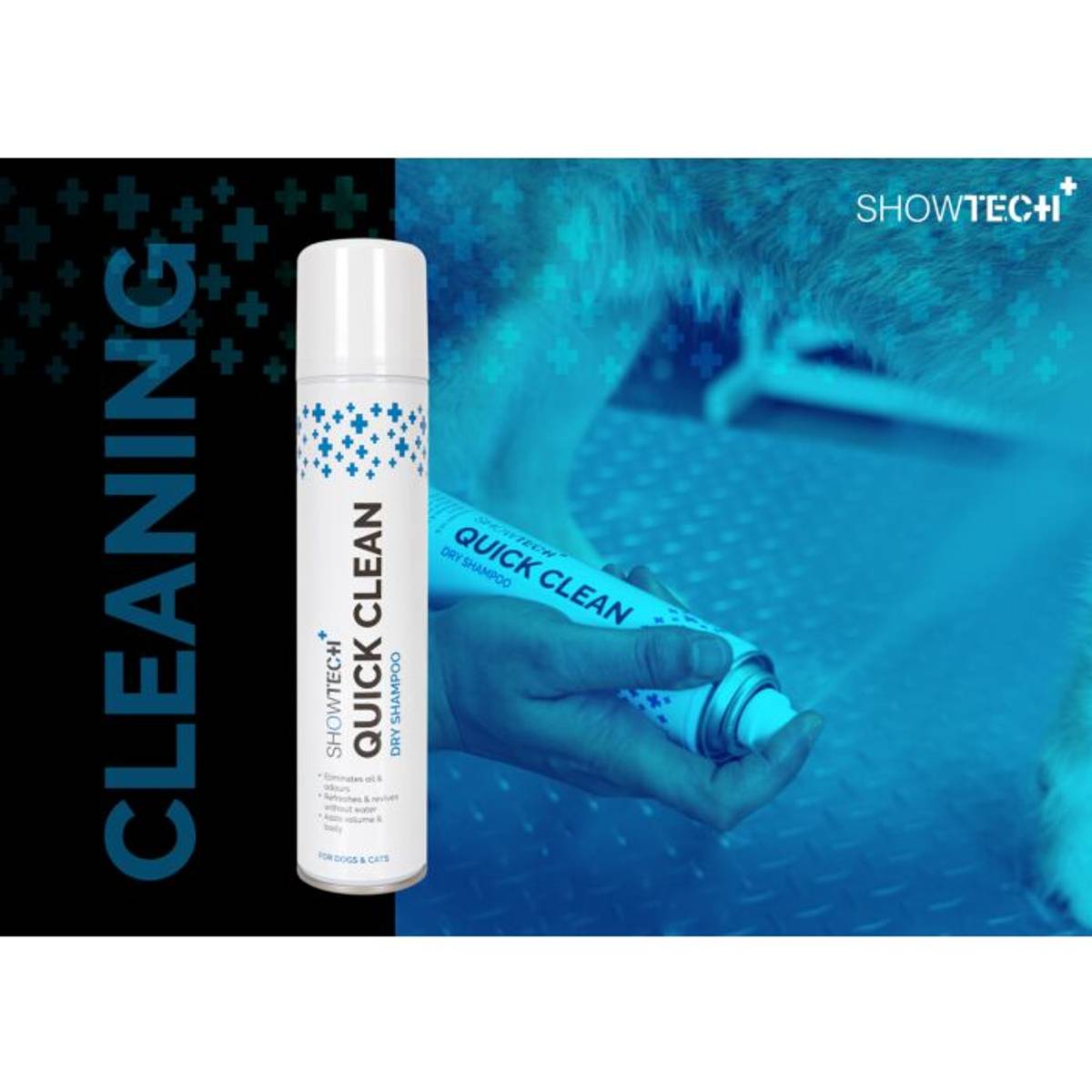 Quick Clean Dry Shampoo 200 ml, ShowTech