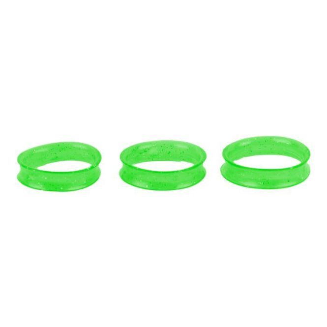 Hovedbilde Finger Ring 20 mm Green Fine Glitter Scissor ...