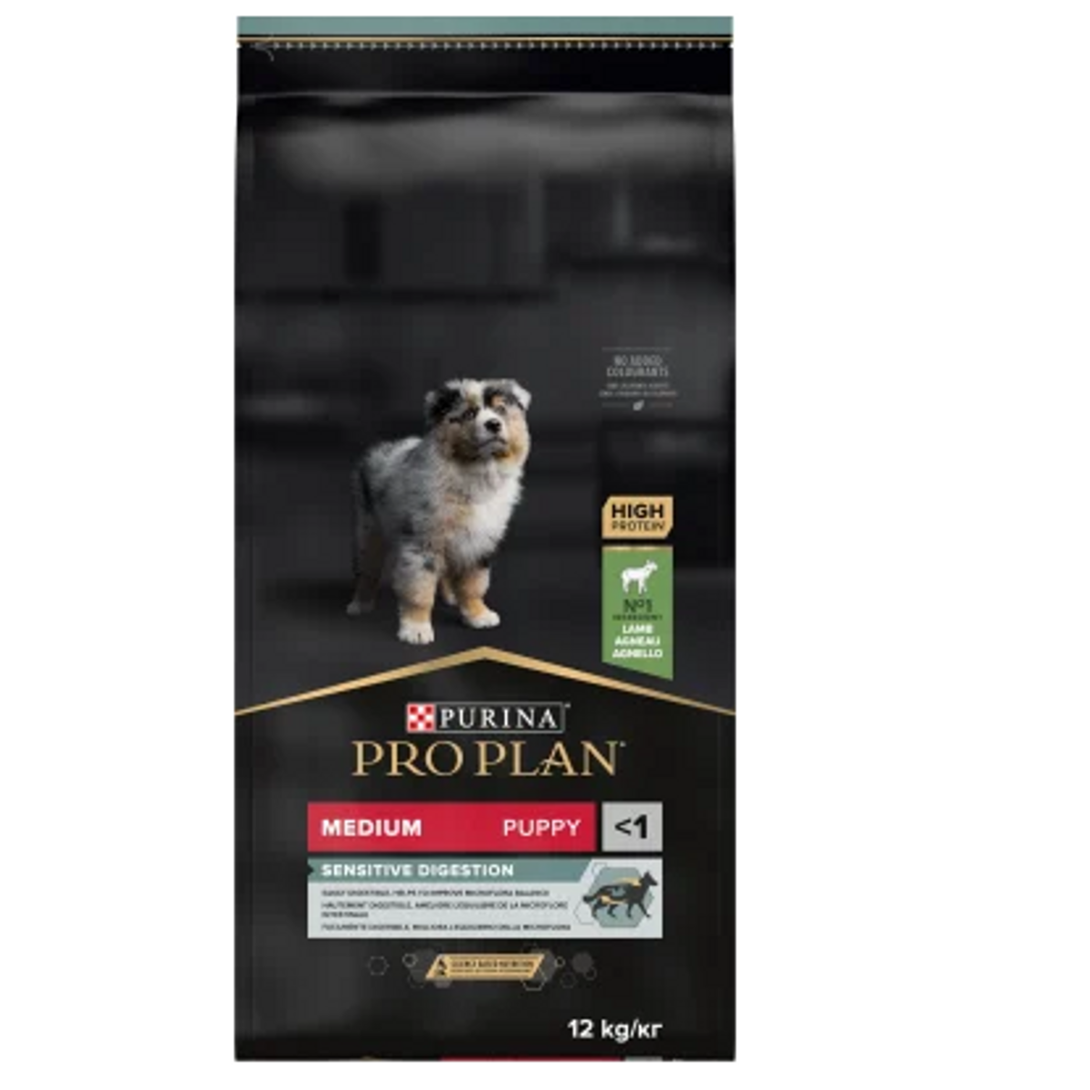 Puppy - OptiDigest Medium Sensitive Lam 12kg