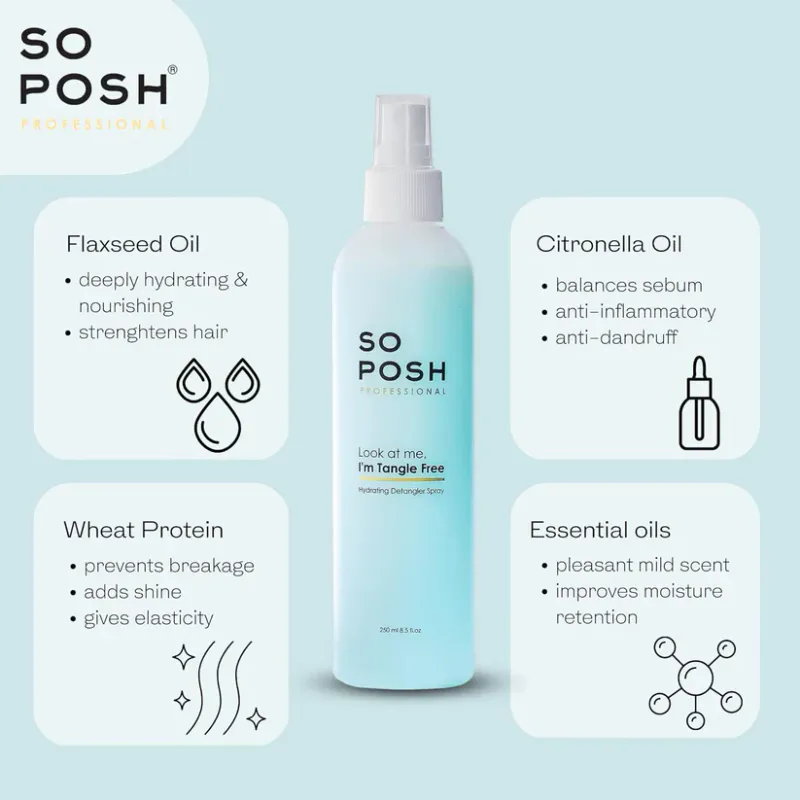 Look at Me, I'm Tangle Free Detangling Spray 4L. SoPosh