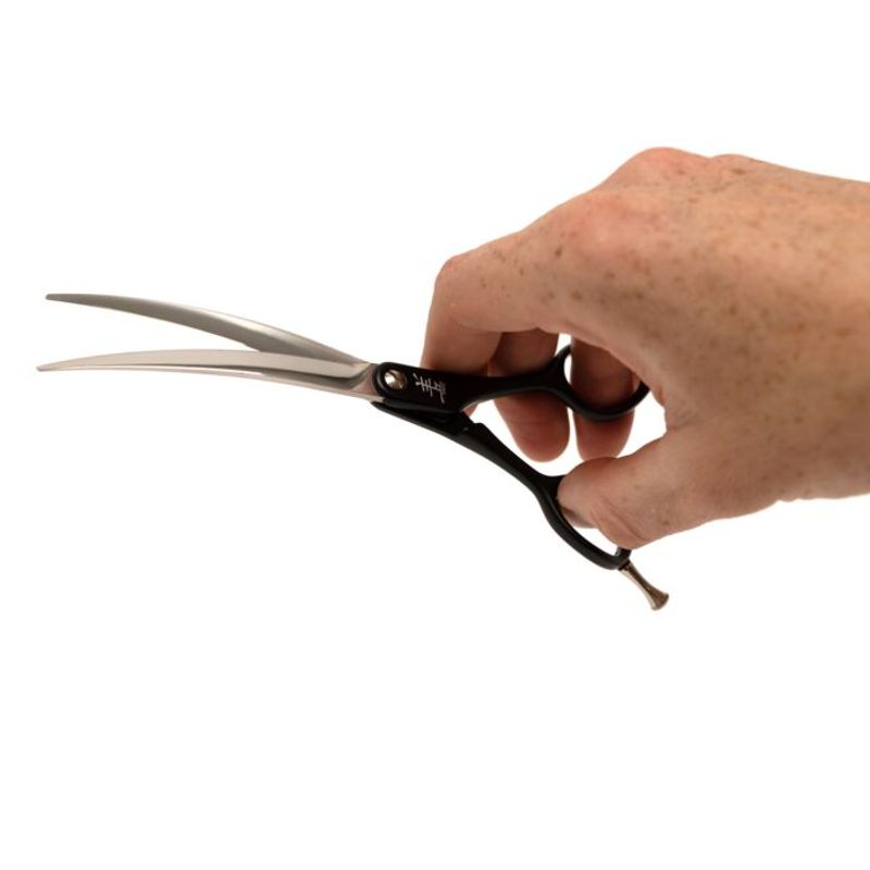 Sparkle Series Curved Scissors Black 16,5 cm  - 6,5
