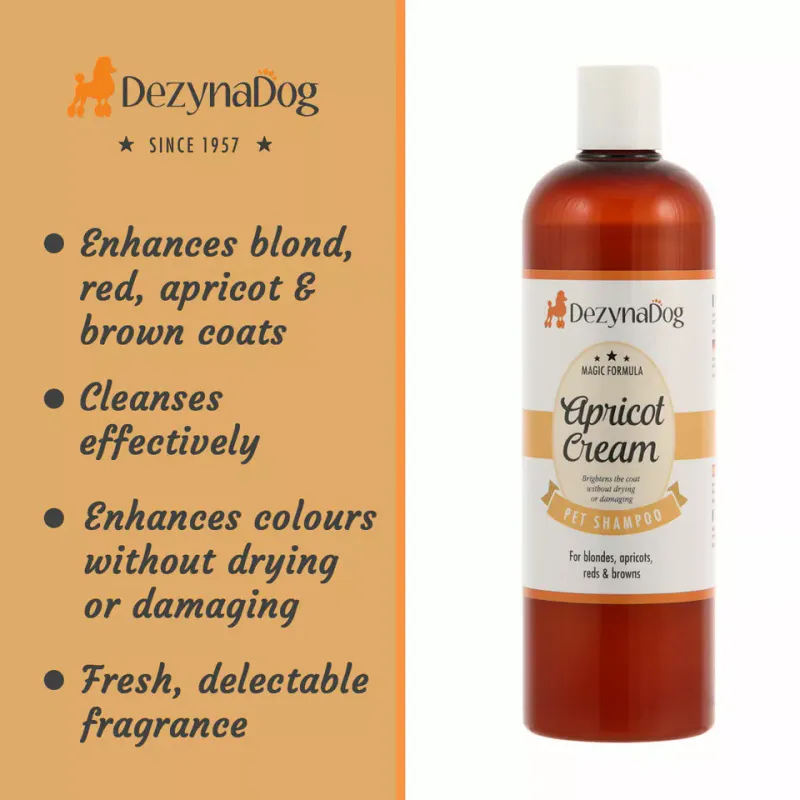  Apricot Red Coat Colour Enhance Shampoo 5L, Dezynadog 
