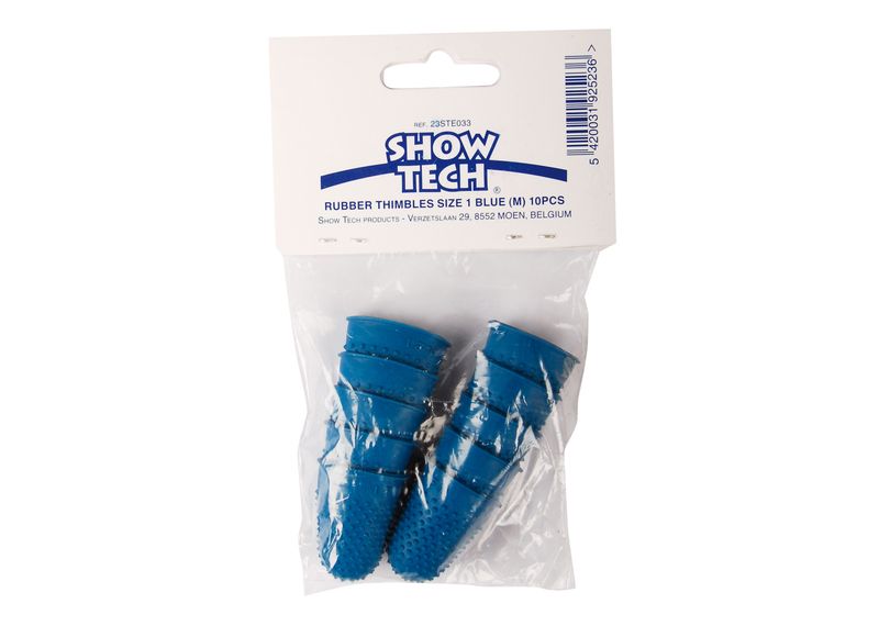 Finger beskyttelse for napping (M) , Pakker av 10stk, ShowTech