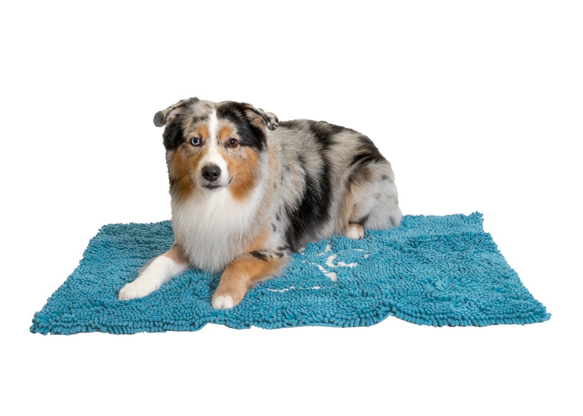 ShowTech - Multipurpose Anti-Slip Absorbent Mat with Pawprint Tu