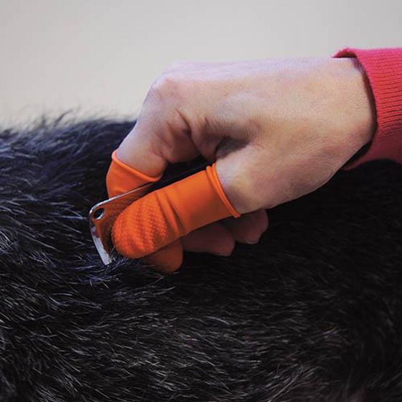 Fingerkondomer med grep Grippy Fingers 25 stk (XL), Showtech